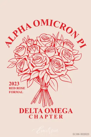 Alpha Omicron Pi Murray State University Formal Redesign T-shirt