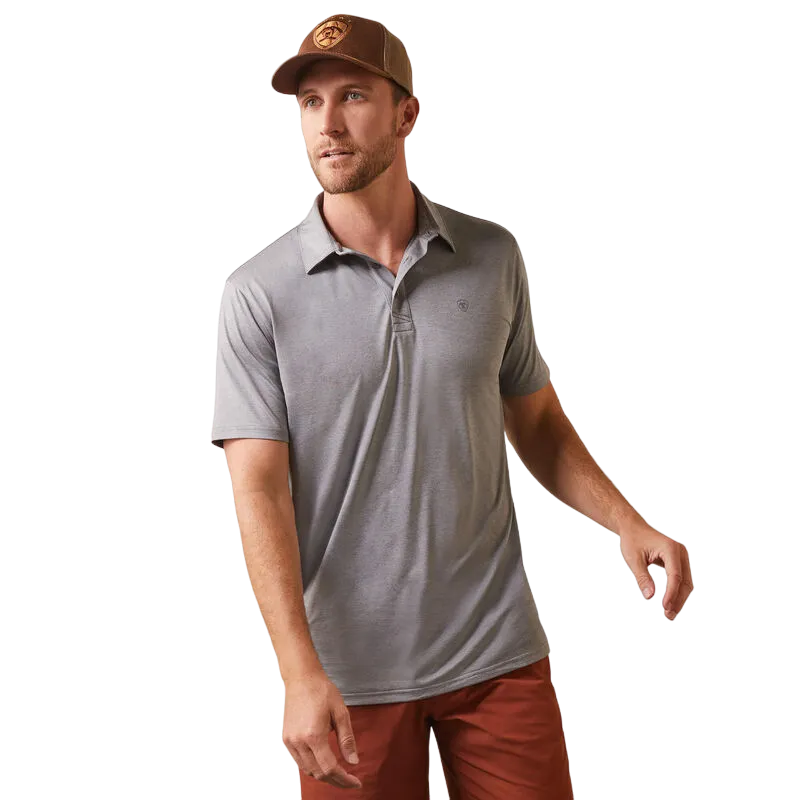 Ariat Men's Cloud Cover Charger 2.0 Fitted Polo