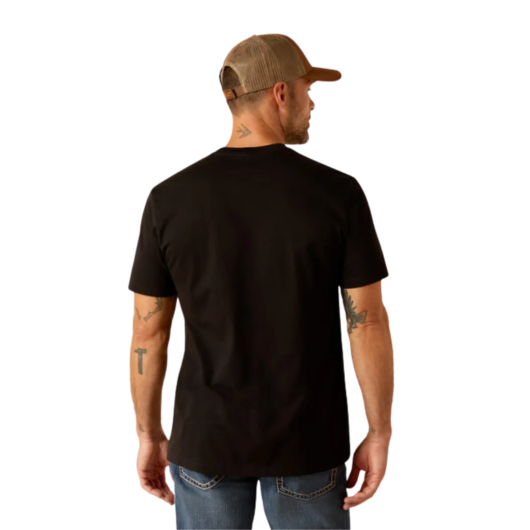 Ariat Men's Hexstatic Black Tee Shirt