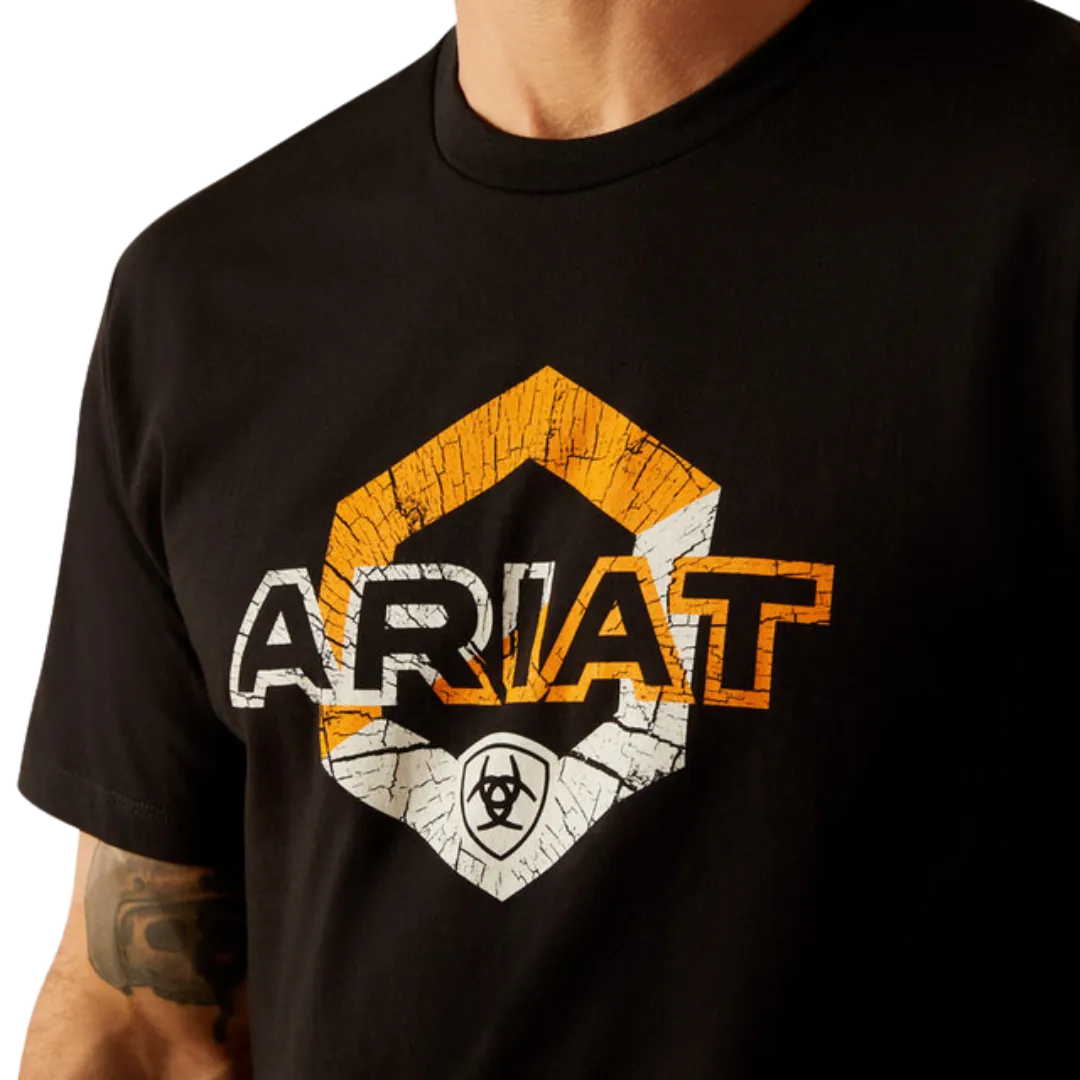 Ariat Men's Hexstatic Black Tee Shirt