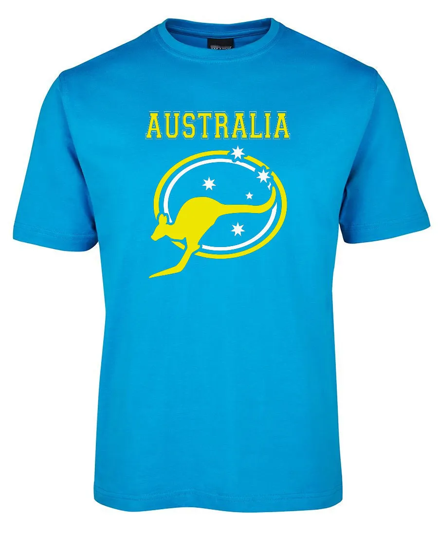 Australia Roo & Stars Adults T-Shirt (Various Colours)