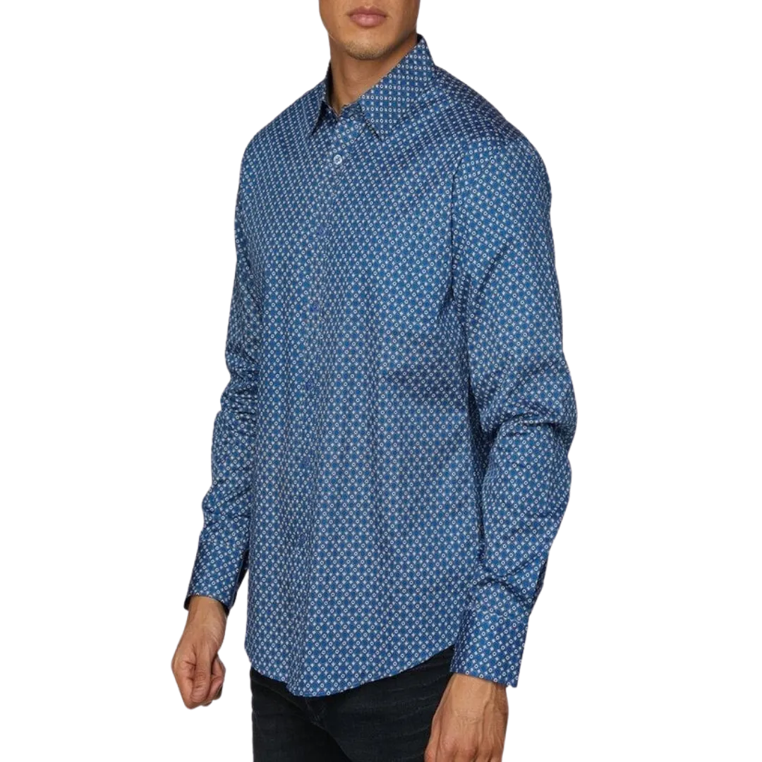 Avalon Men's Print Button Shirt