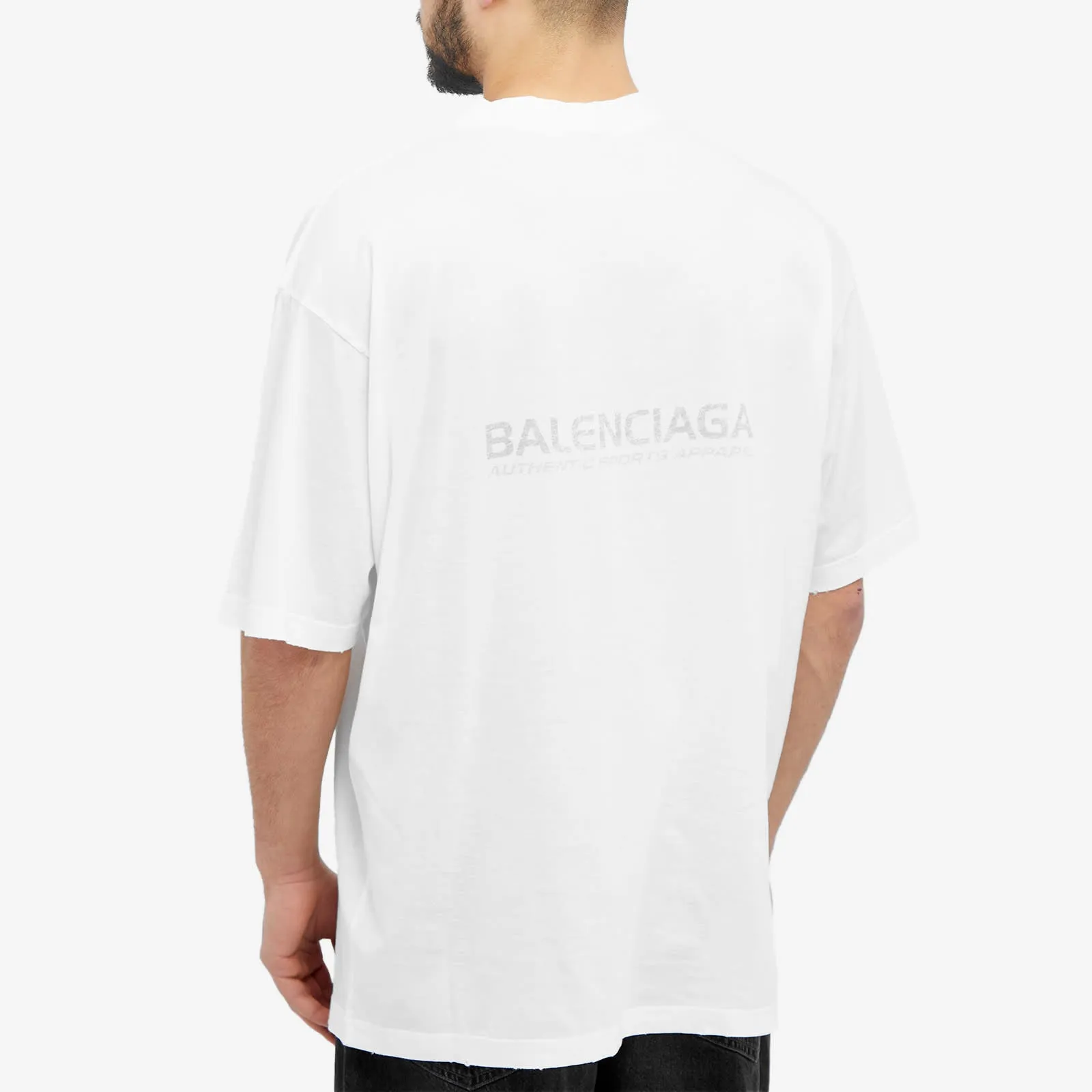 Balenciaga Surf Logo T-shirt, white and blue