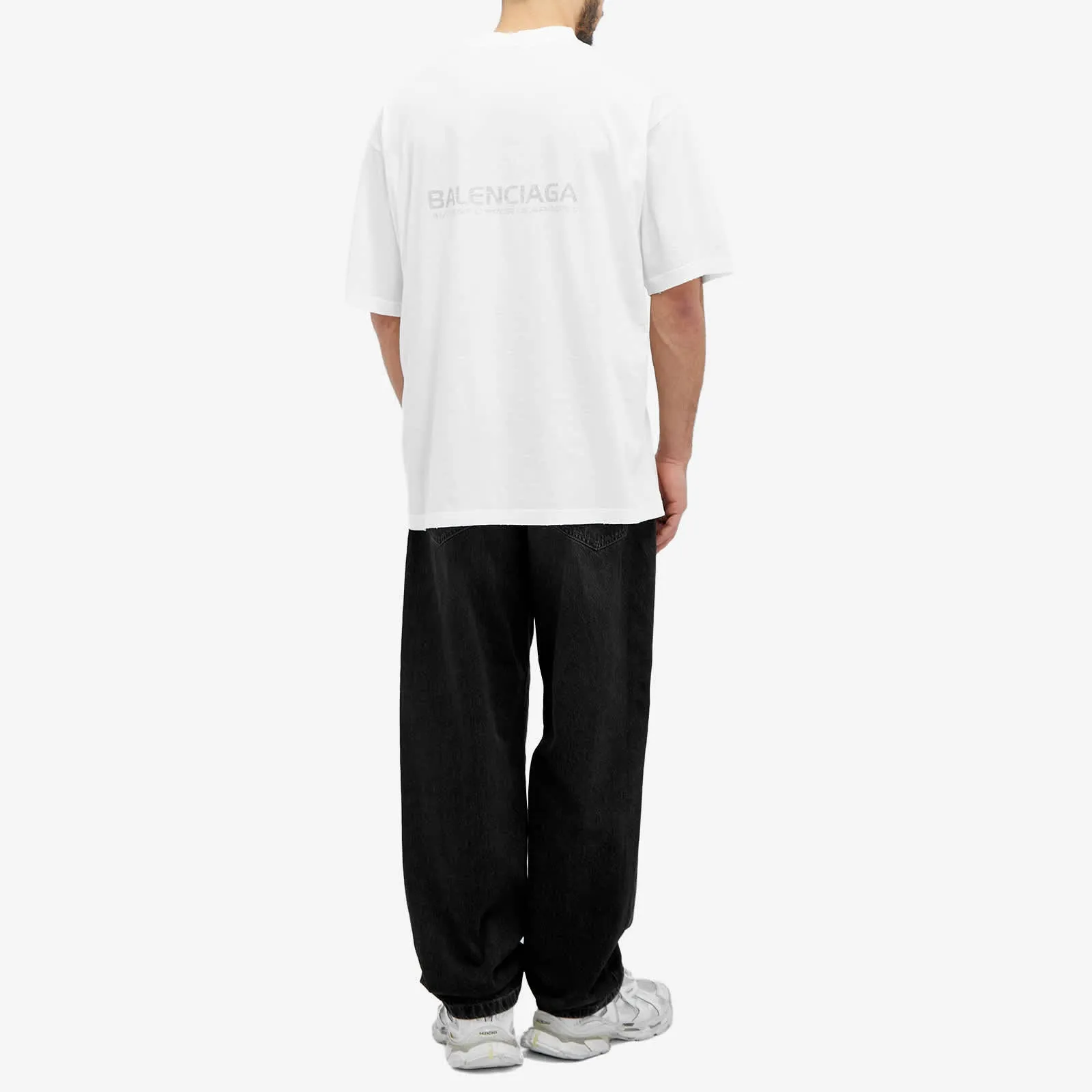 Balenciaga Surf Logo T-shirt, white and blue