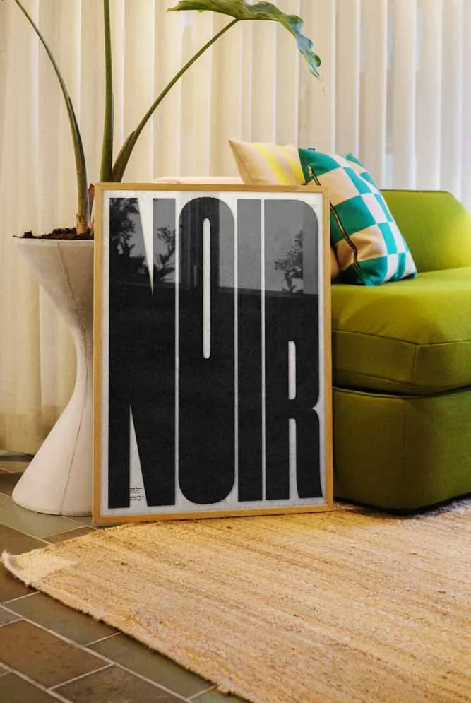 Bold Noir Art Print - Unframed