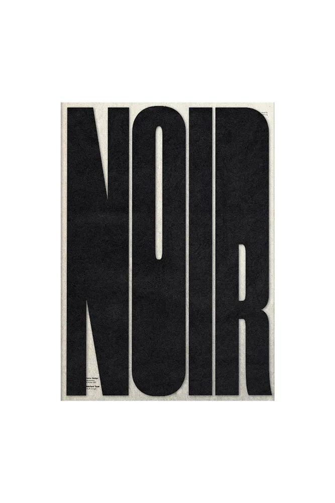 Bold Noir Art Print - Unframed