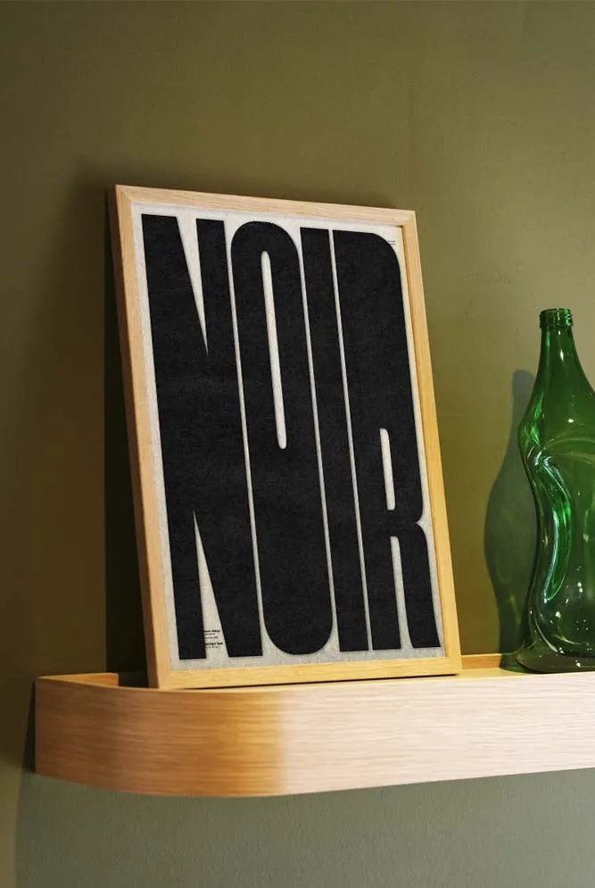 Bold Noir Art Print - Unframed