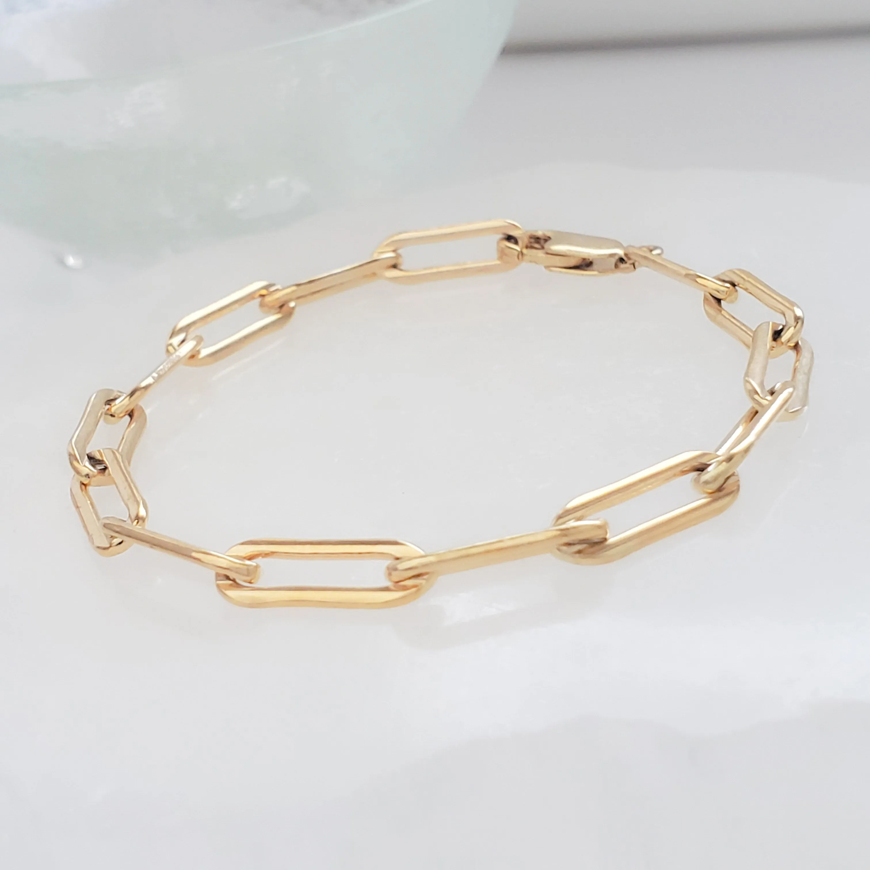 Bold Paperclip Link Bracelet