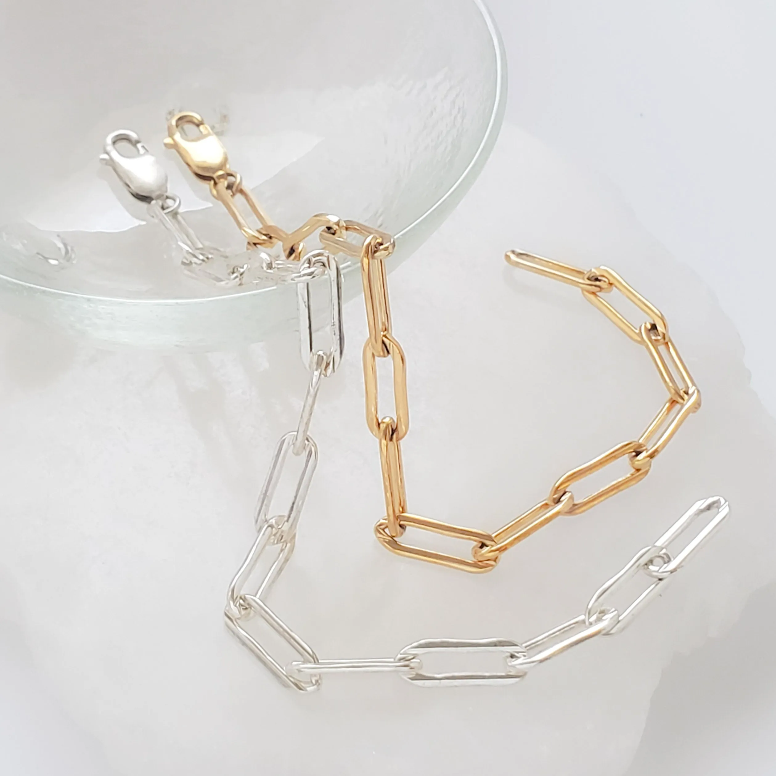 Bold Paperclip Link Bracelet