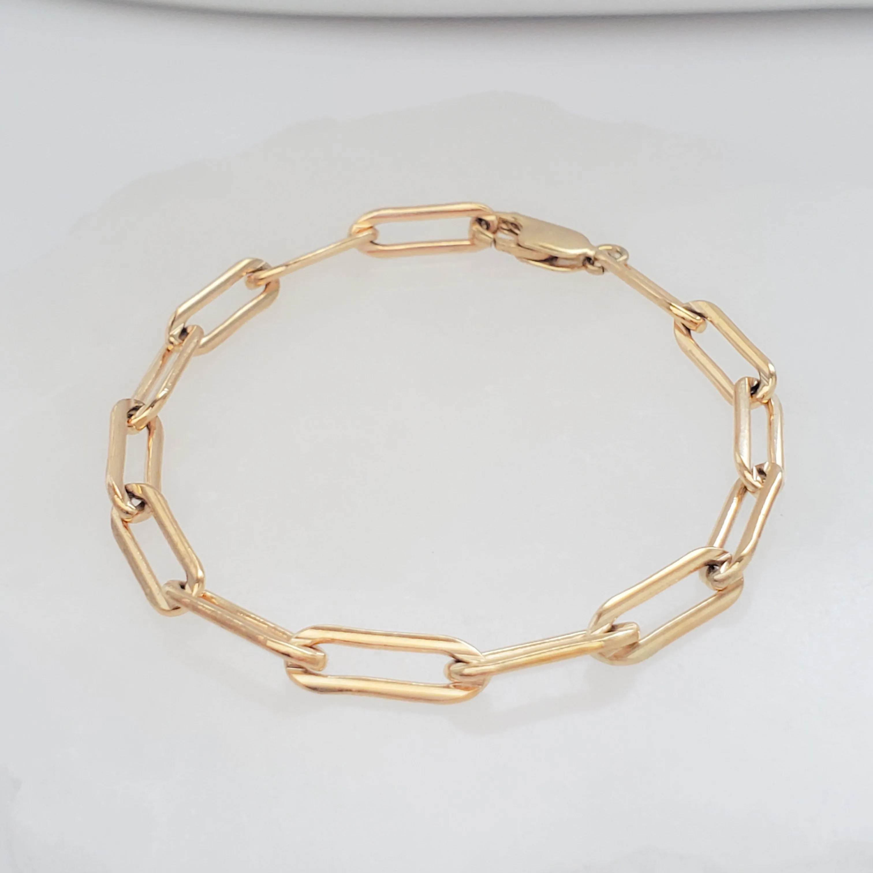 Bold Paperclip Link Bracelet