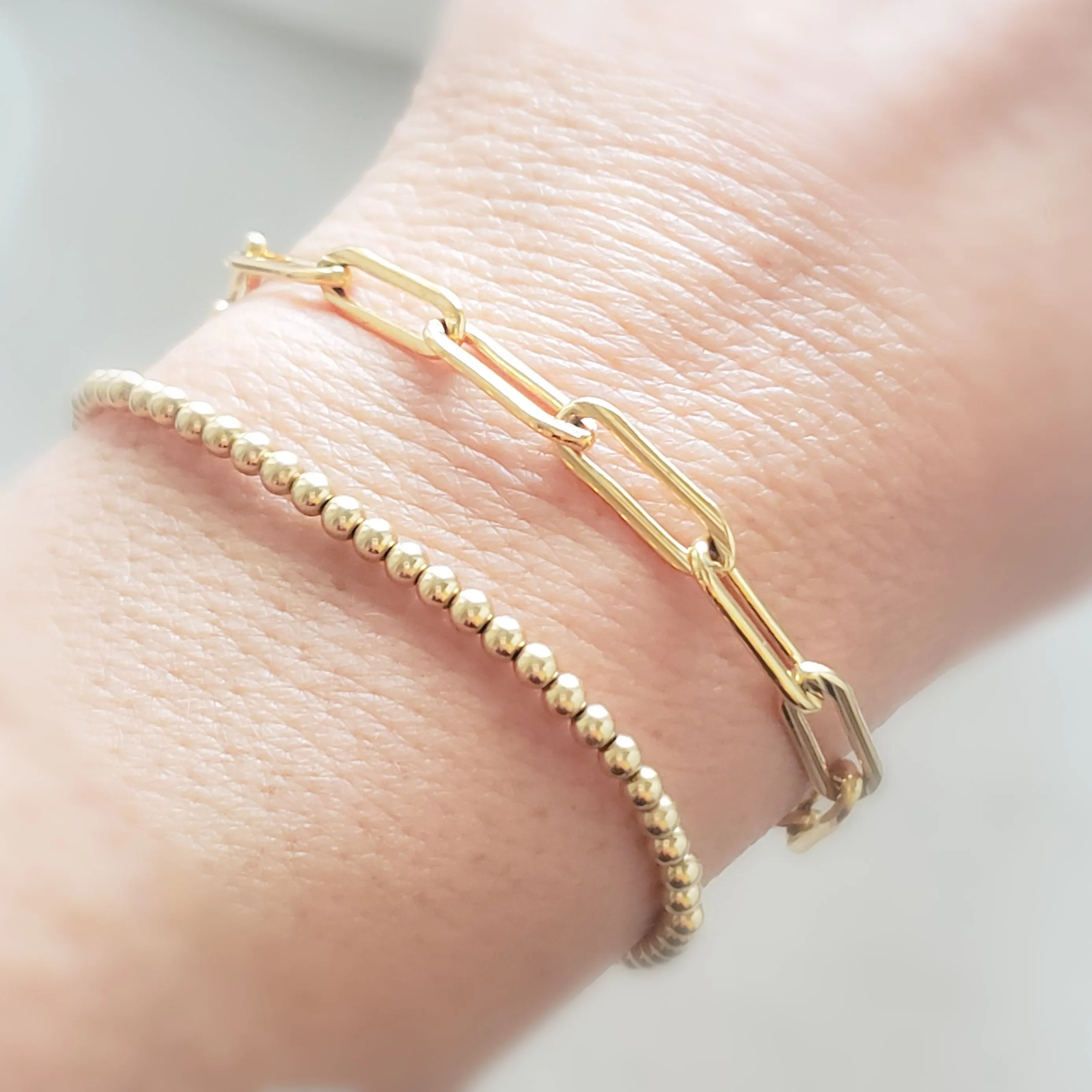 Bold Paperclip Link Bracelet