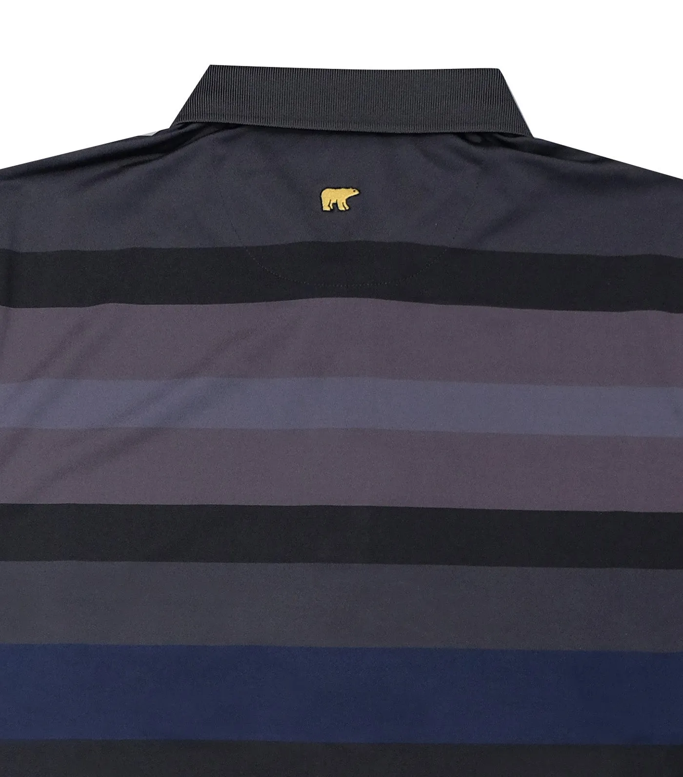 Bold Stripe Polo Slate