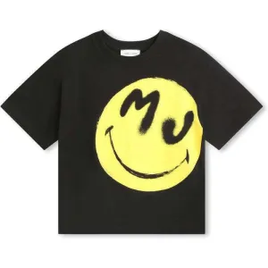 Boys Black Marc Jacobs X Smileyworld T-Shirt