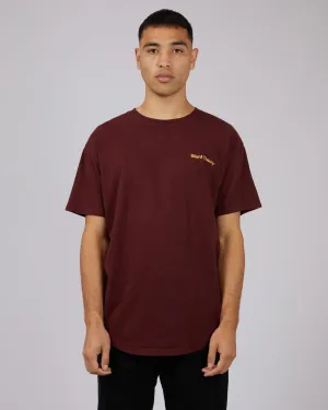 Breaker Tee Burgundy