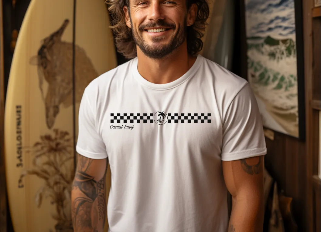 Casual Envy Checkerboard Racer Shirt