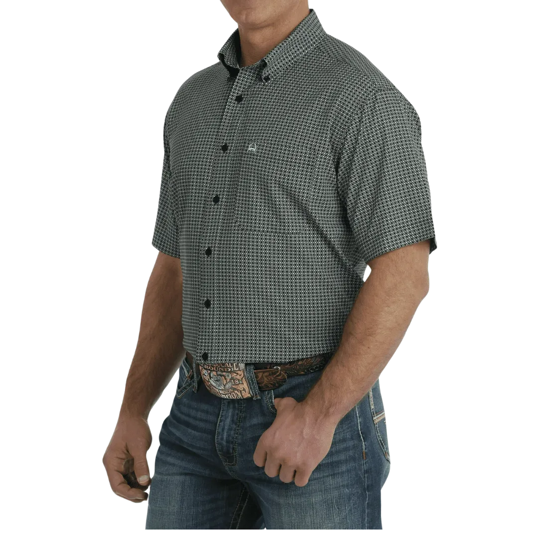 Cinch Men's Arenaflex Geo Print Black Shirt