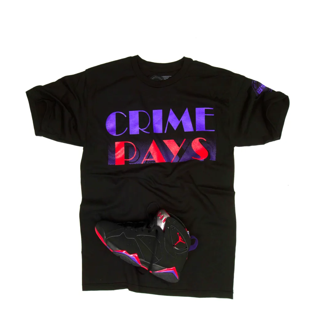 Crime Pays Raptors T Shirt