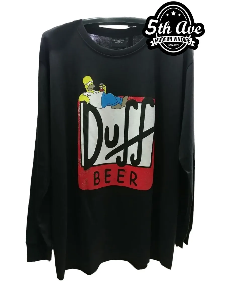 Duff Beer and Homer Simpson t shirt