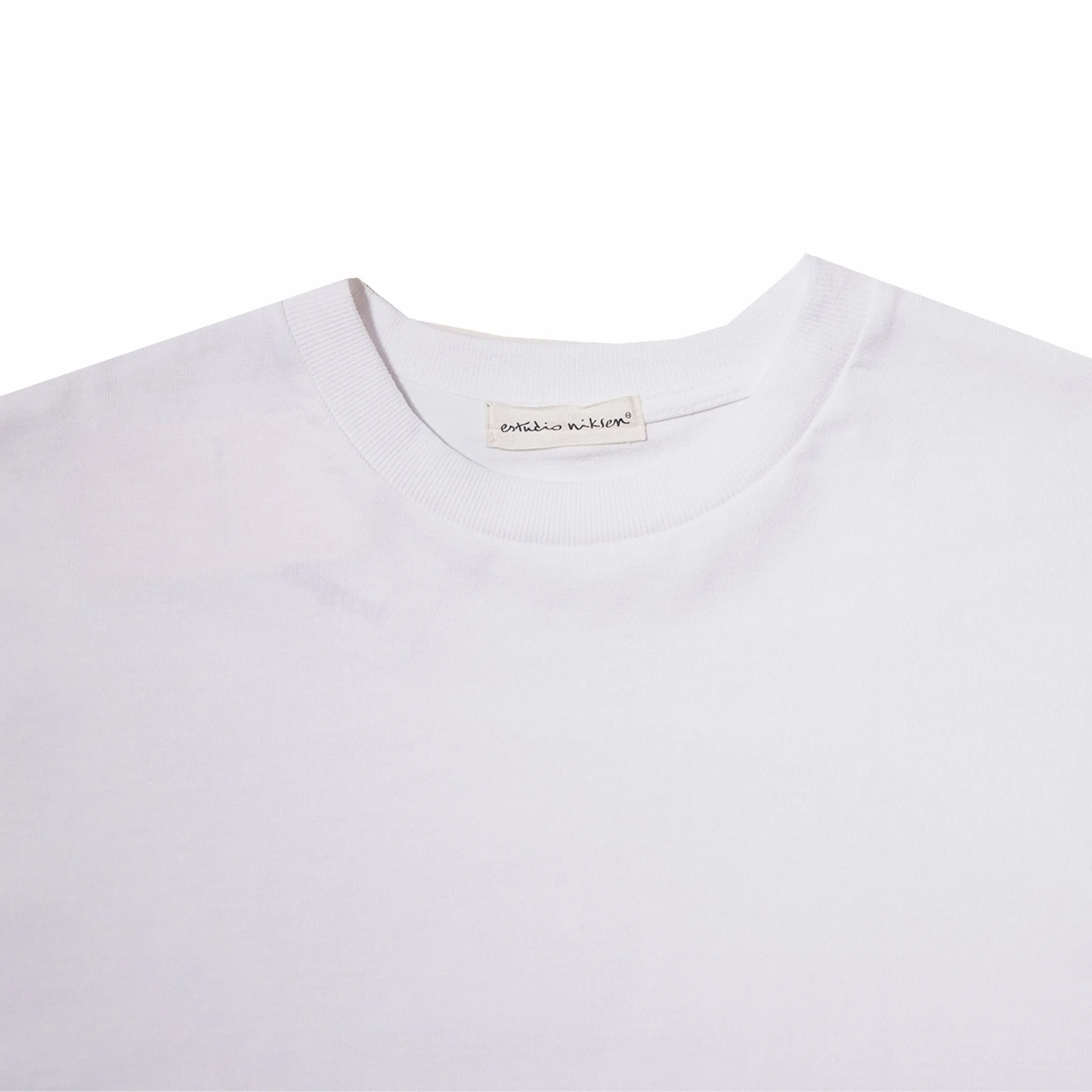 Estudio Niksen Signature Cropped Tee (White)