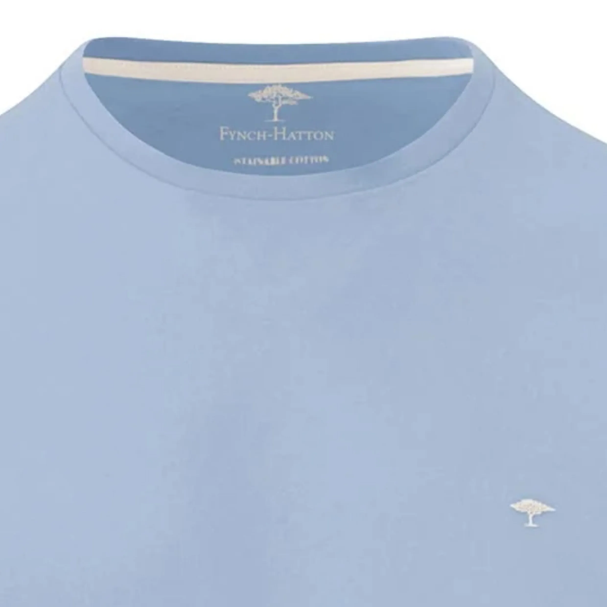 Fynch-Hatton Soft Pure Cotton T-shirt 14131500 Summer Breeze