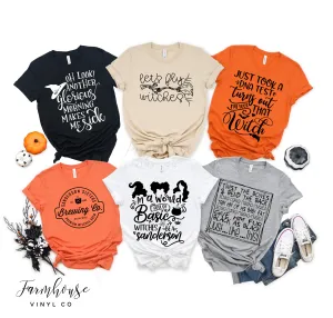 Halloween Hocus Pocus Shirt Collection