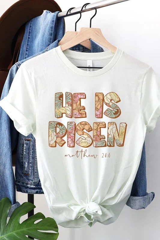 He Is Risen Graphic Tee