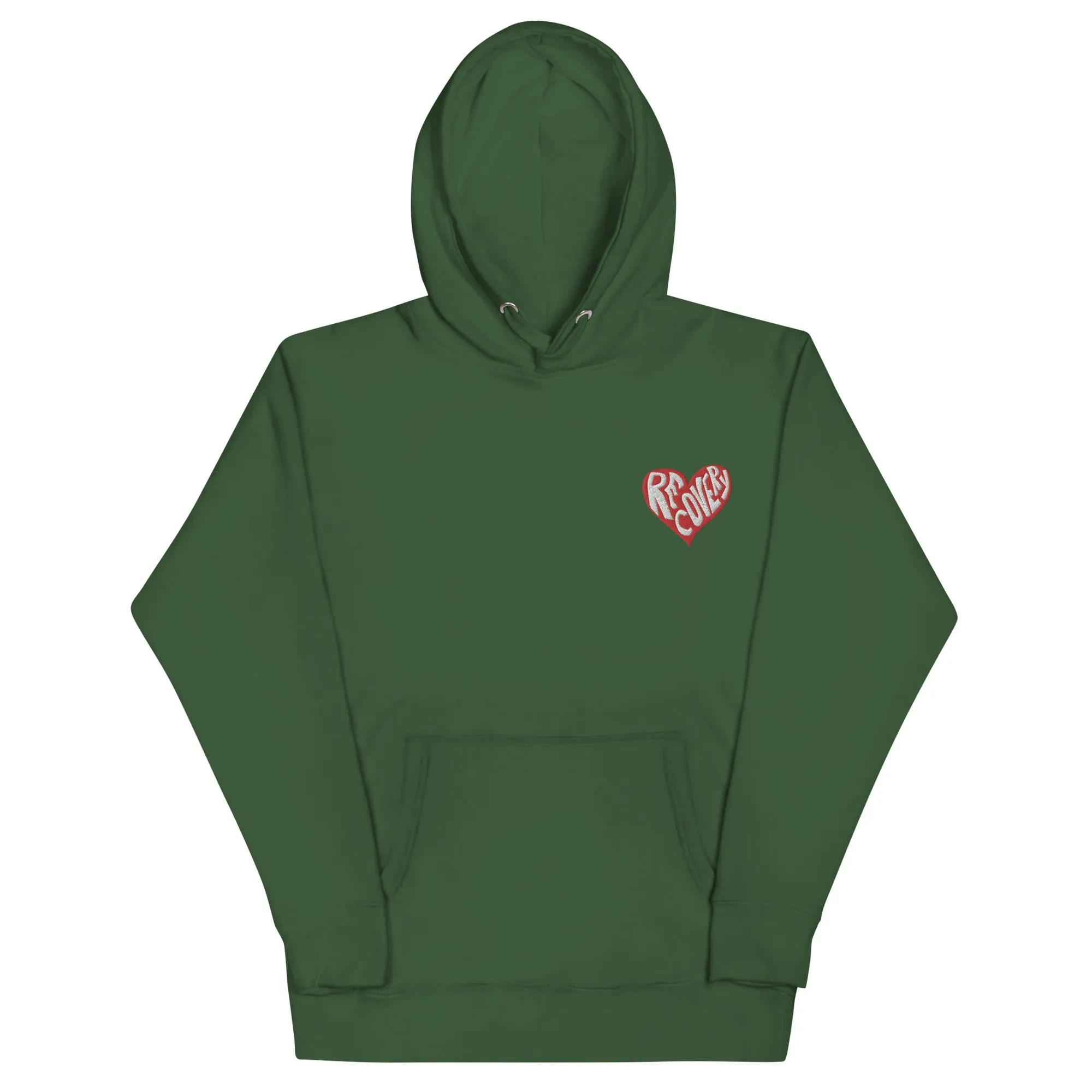 I Love Recovery Heart - Unisex Hoodie