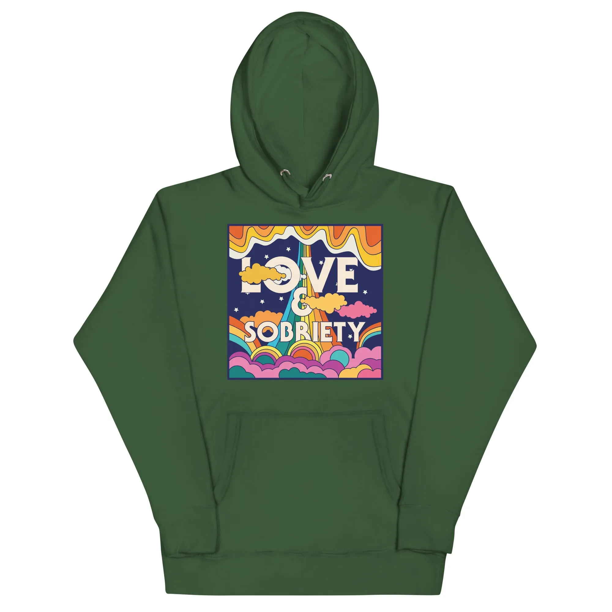 I Love Recovery - Love and Sobriety - Unisex Hoodie