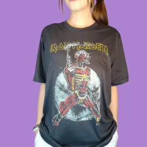 Iron Maiden Somewhere on Tour 1987 - New Vintage Band T shirt