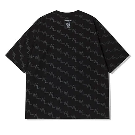 LifeWork Blend Monogram Tee Black