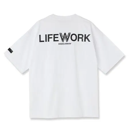 LifeWork Mini Mascot Tee White