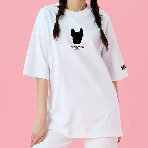 LifeWork Mini Mascot Tee White