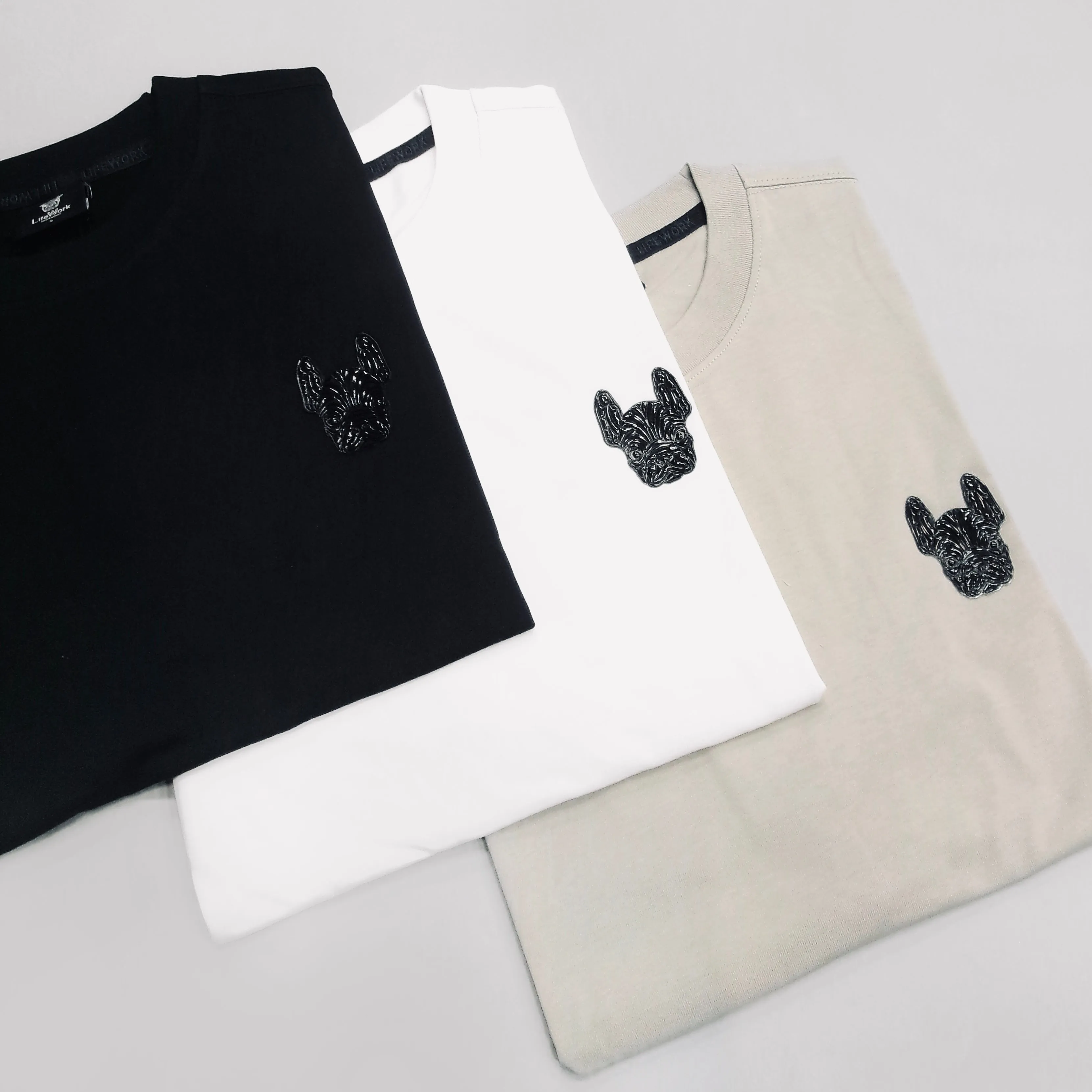 LifeWork Supima Cotton Chest Logo Tee Black