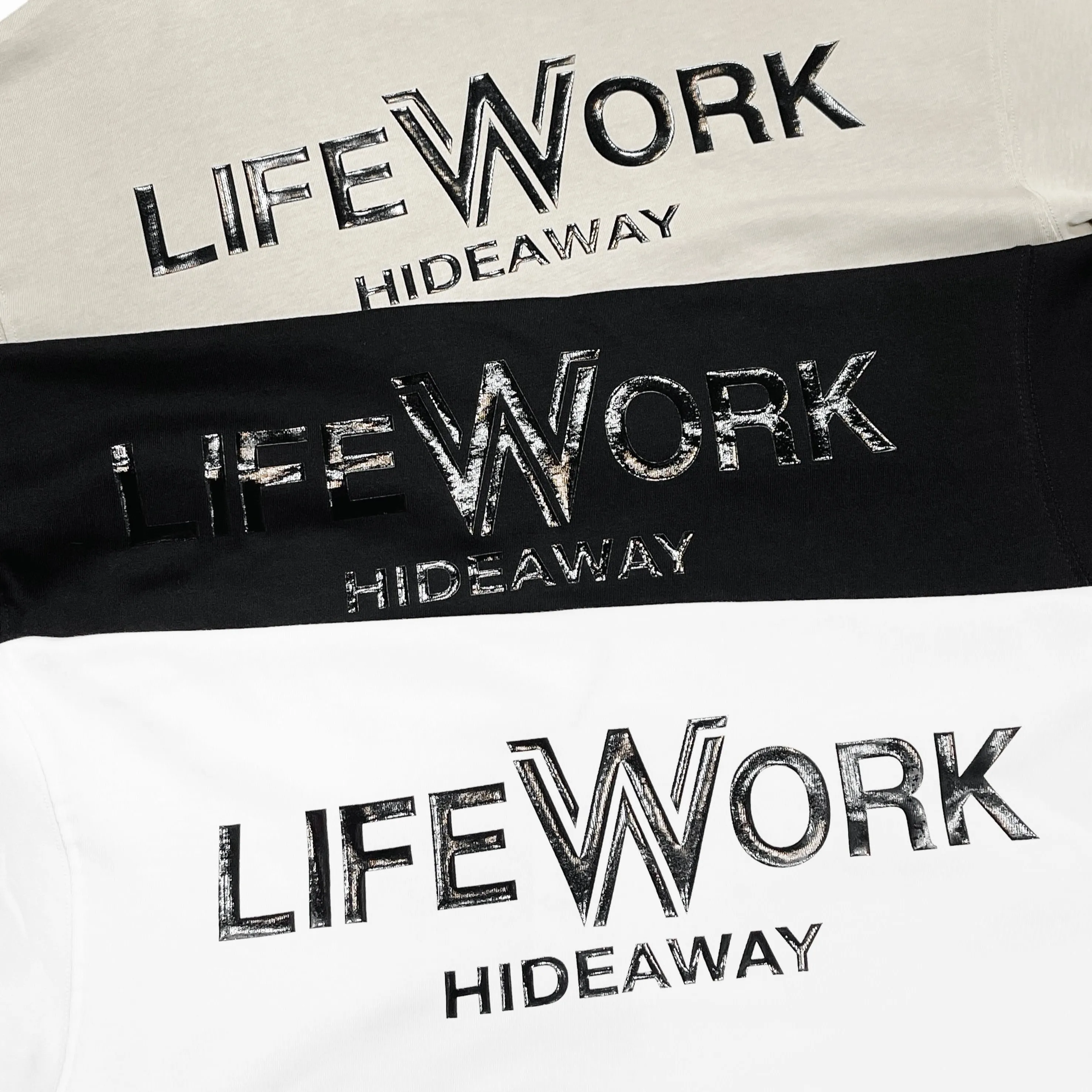 LifeWork Supima Cotton Chest Logo Tee Black