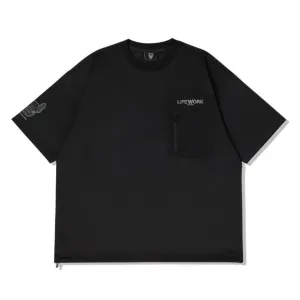 LifeWork Zip Pocket Tee Black