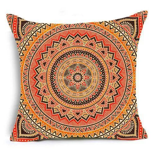 Mandala Polyester Cushion Pillow Case Bedding Designs Pillow Covers