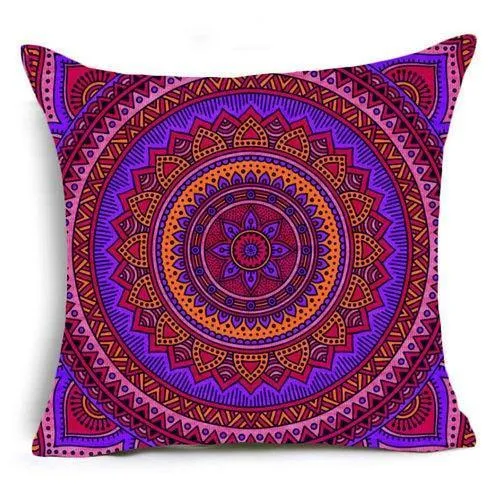 Mandala Polyester Cushion Pillow Case Bedding Designs Pillow Covers