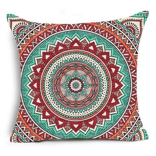 Mandala Polyester Cushion Pillow Case Bedding Designs Pillow Covers