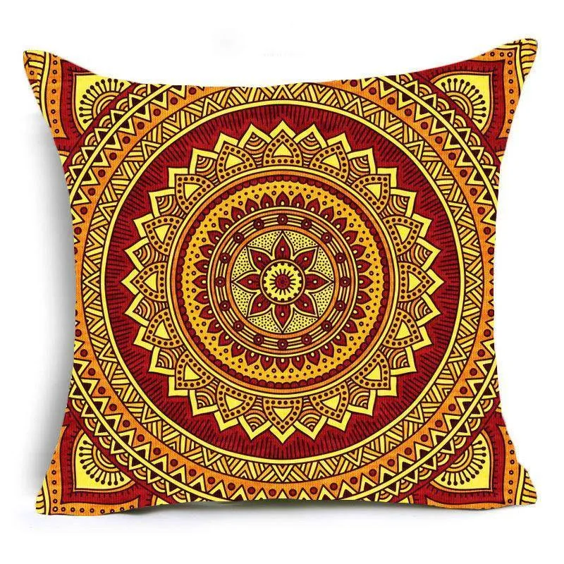 Mandala Polyester Cushion Pillow Case Bedding Designs Pillow Covers