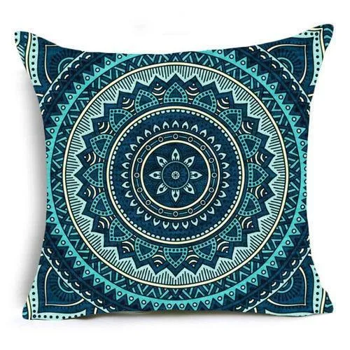 Mandala Polyester Cushion Pillow Case Bedding Designs Pillow Covers