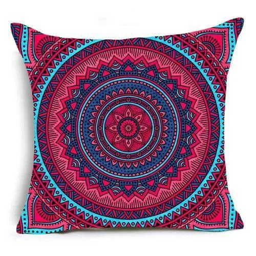 Mandala Polyester Cushion Pillow Case Bedding Designs Pillow Covers