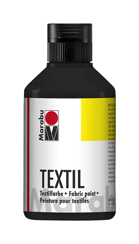 Marabu Textil, 073 Black, 250 Ml