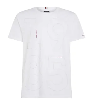 Men's Modern Placement Graphic T-Shirt White