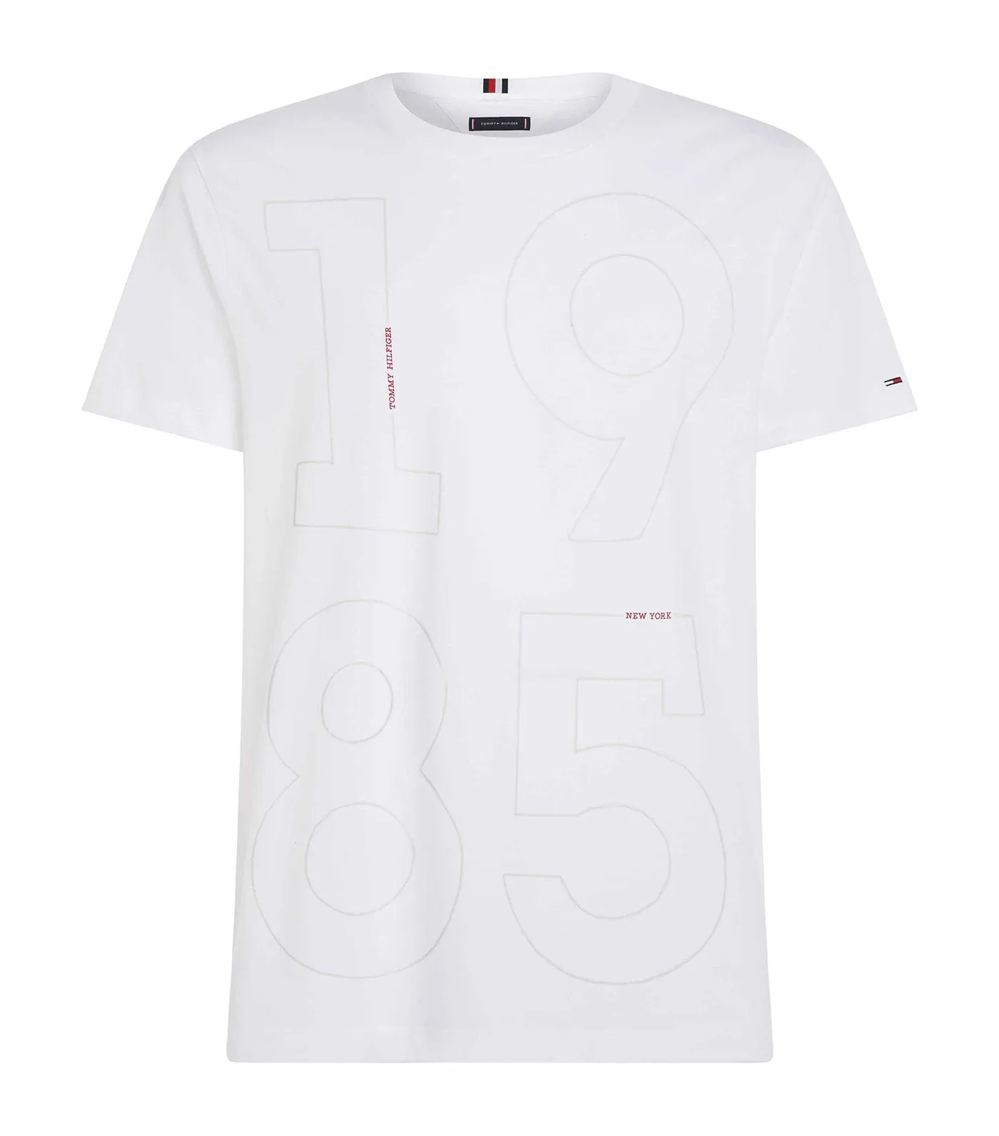 Men's Modern Placement Graphic T-Shirt White