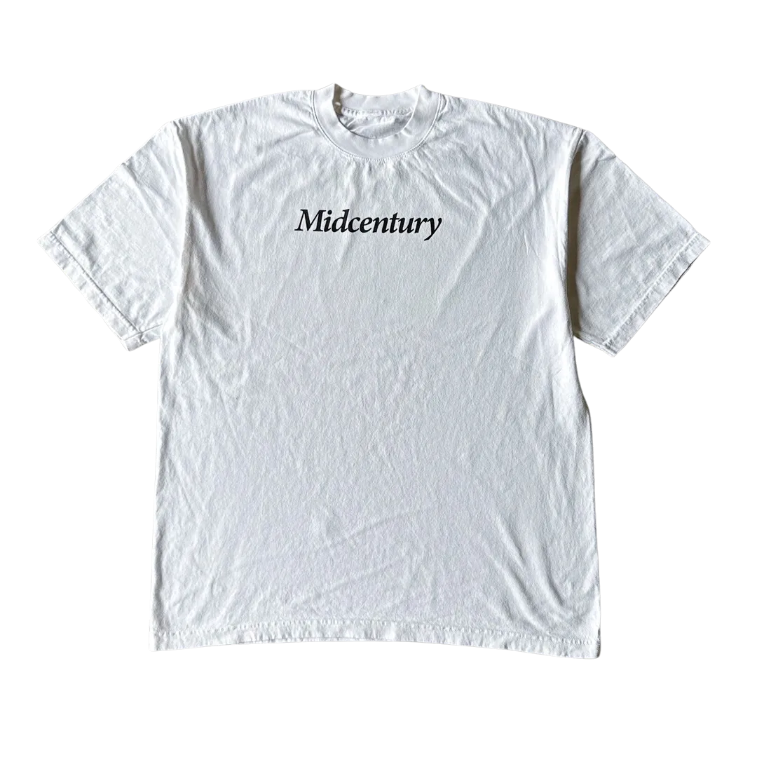 Midcentury Serif Text Tee