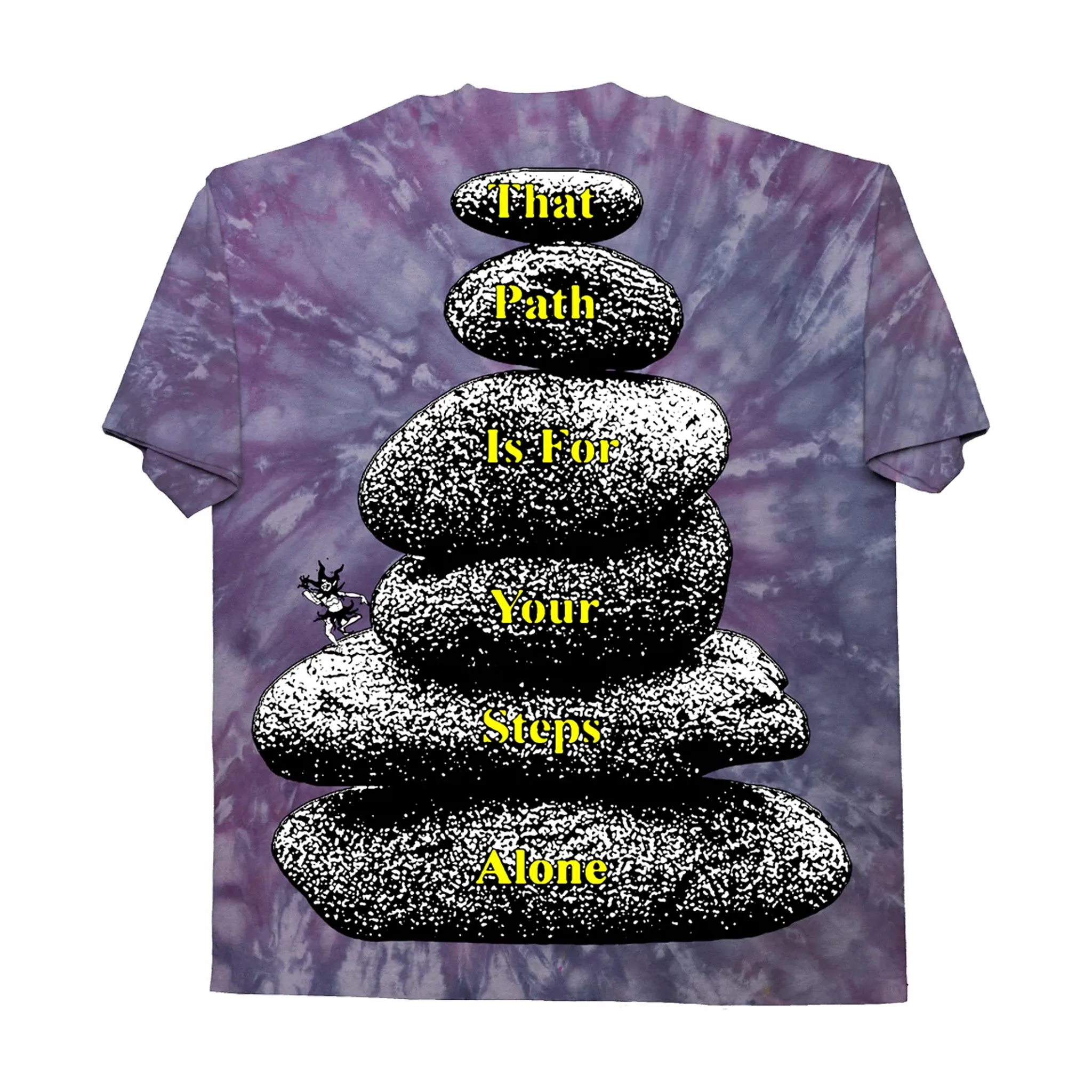 Online Ceramics The Further You Go Tie-Dye SS Tee - Hand Dyed (Purple)