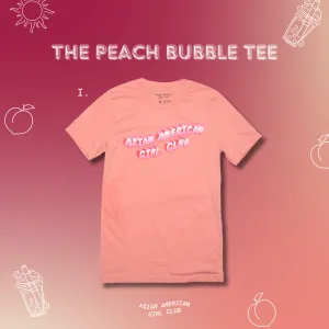 Peach Bubble Tee