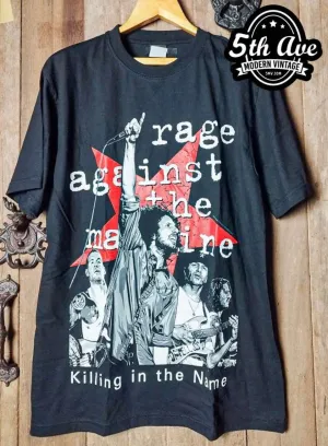 Rage Against the Machine: Iconic 'Killing In The Name' Crewneck Tribute Tee