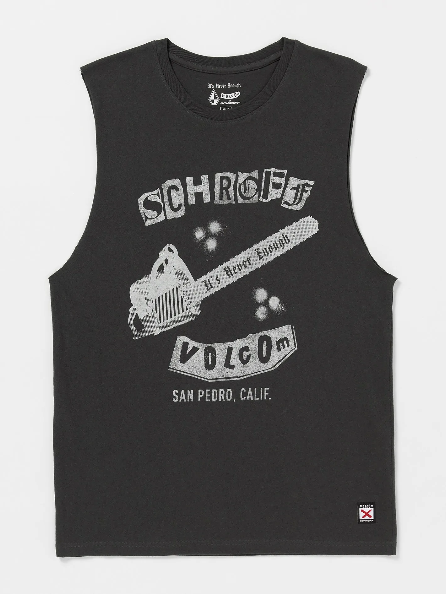 Schroff X Volcom Sleeveless Tee - Stealth