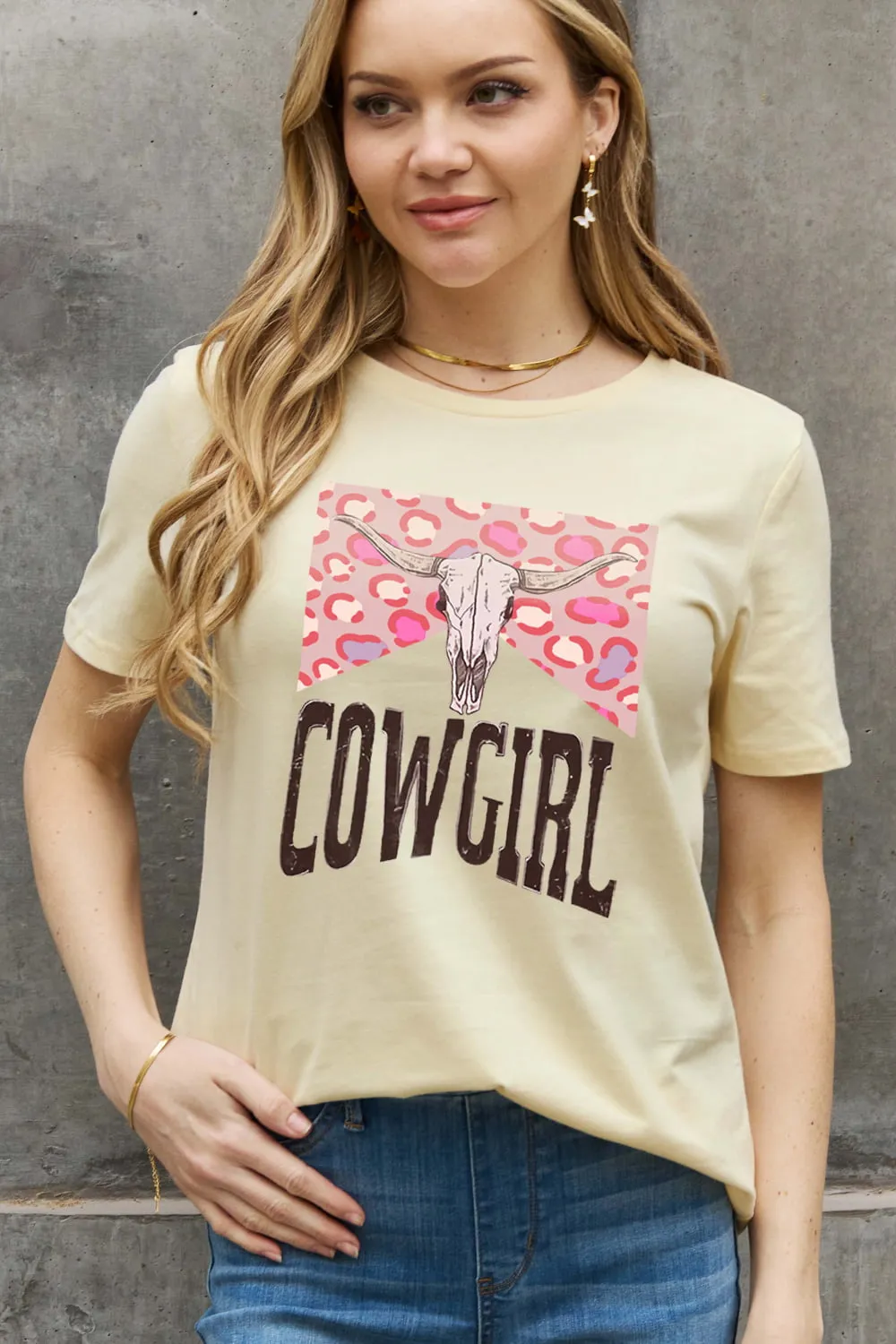 Simply Love Simply Love Full Size COWGIRL Graphic Cotton Tee